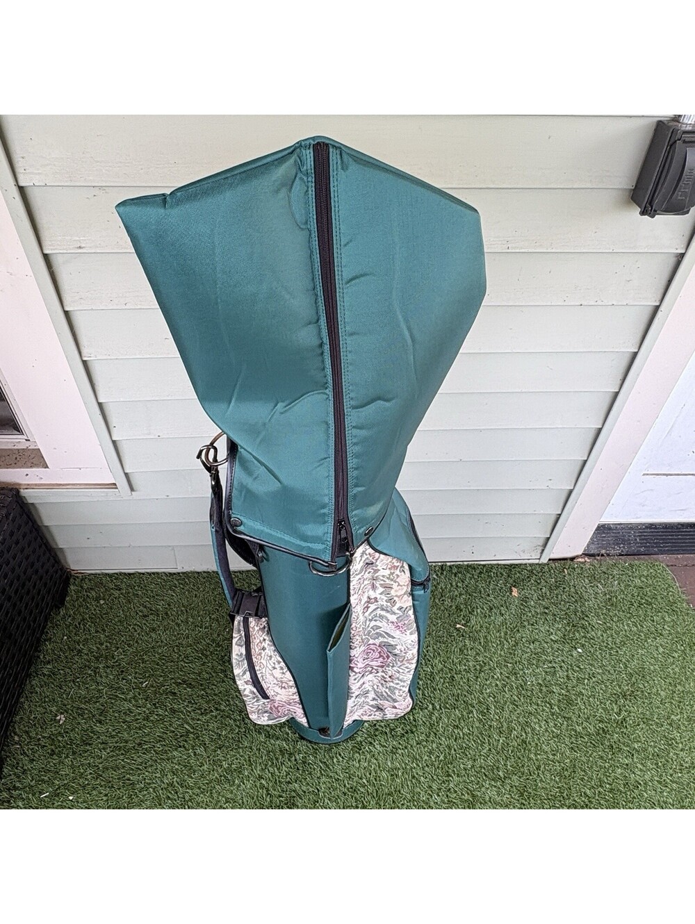 Vintage Hunter Sports USA Golf Bag Floral Tapestry 3-Way Carry – Made in USA - Picture 13 of 13